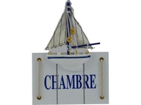 03745 PLAQUE DE PORTE - SDB - CHAMBRE