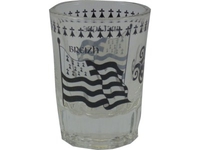 020BRET2 VERRE LIQUEUR DRAPEAU