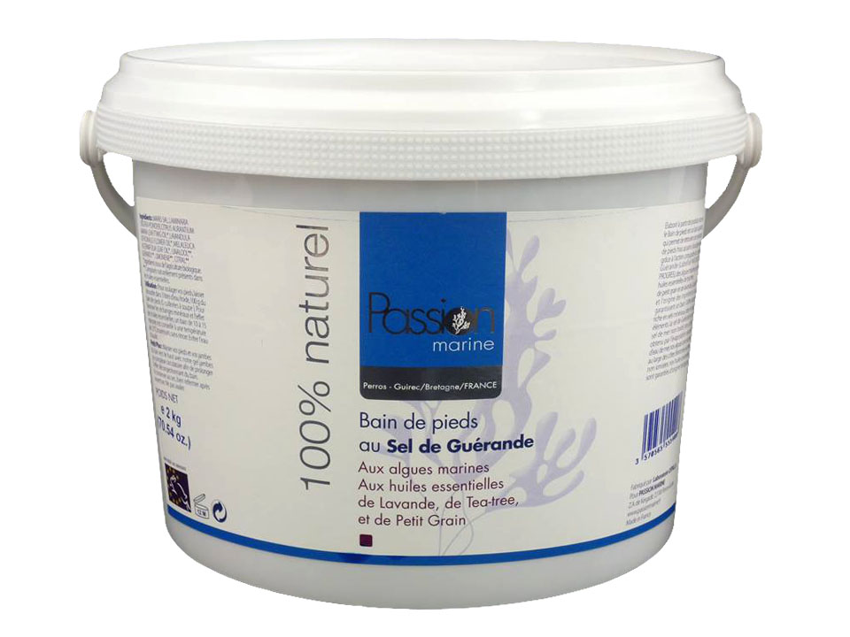 Bain de pieds algues marines, lavande, tea-tree et petit grain