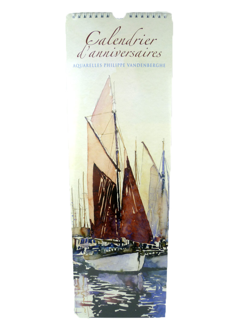 Calendrier Perpetuel Aquarelles 16x50 Calendriers Bretagne Specialites
