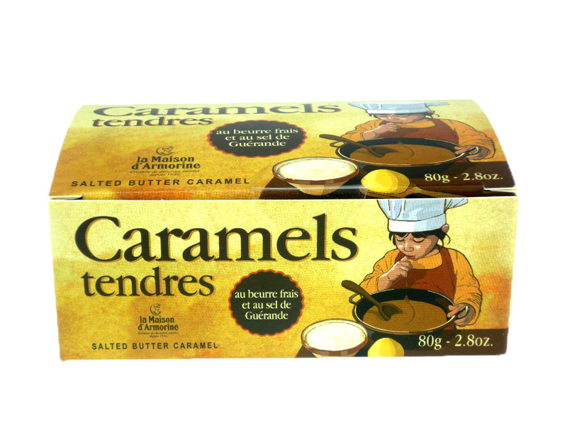 Caramels tendres au beurre salé