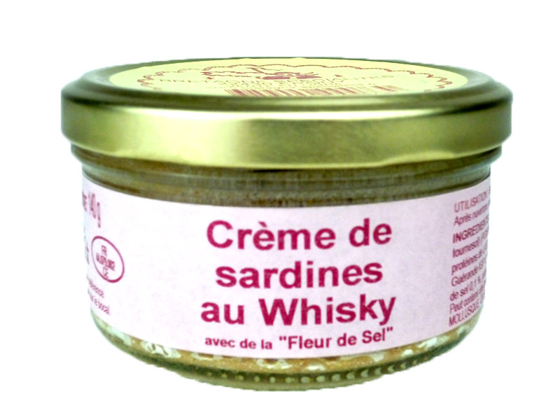Crème de sardines au whisky