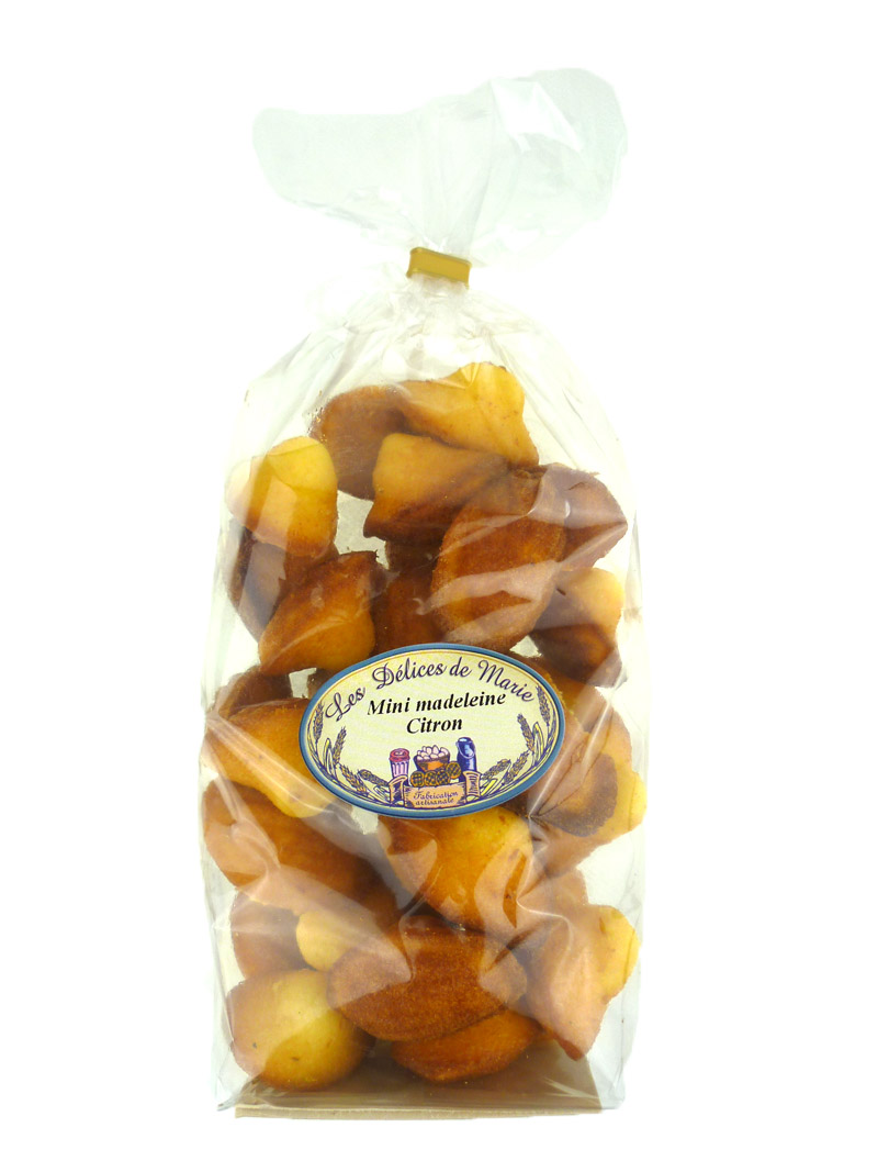 Mini madeleines citron