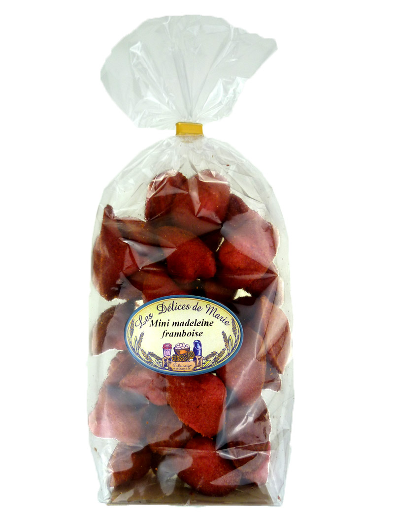 Mini madeleines Framboises