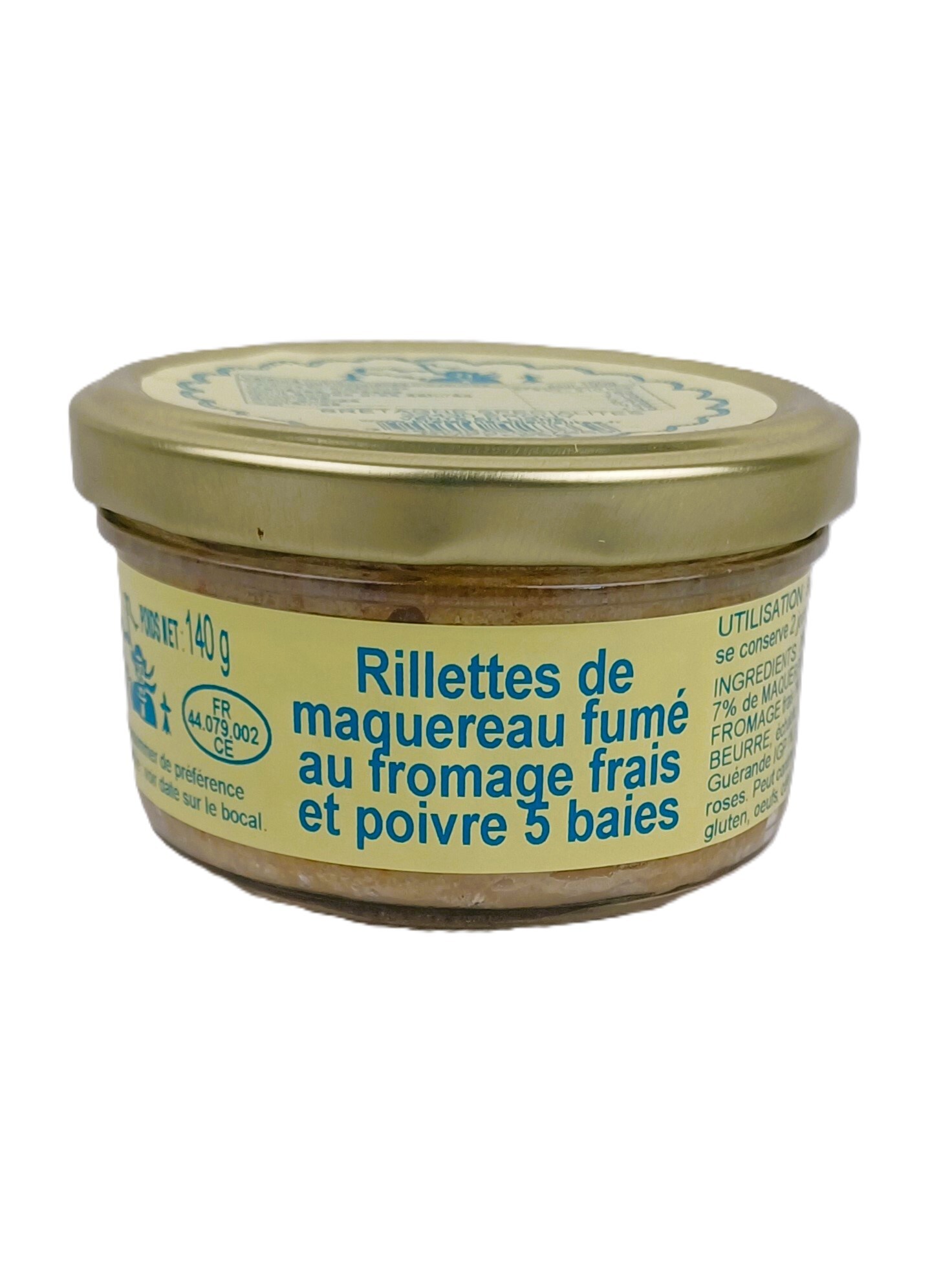 Rillettes de maquereau fumé au fromage frais et poivre 5 baies