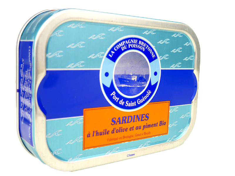 Sardines à l'huile d'olive et piment bio