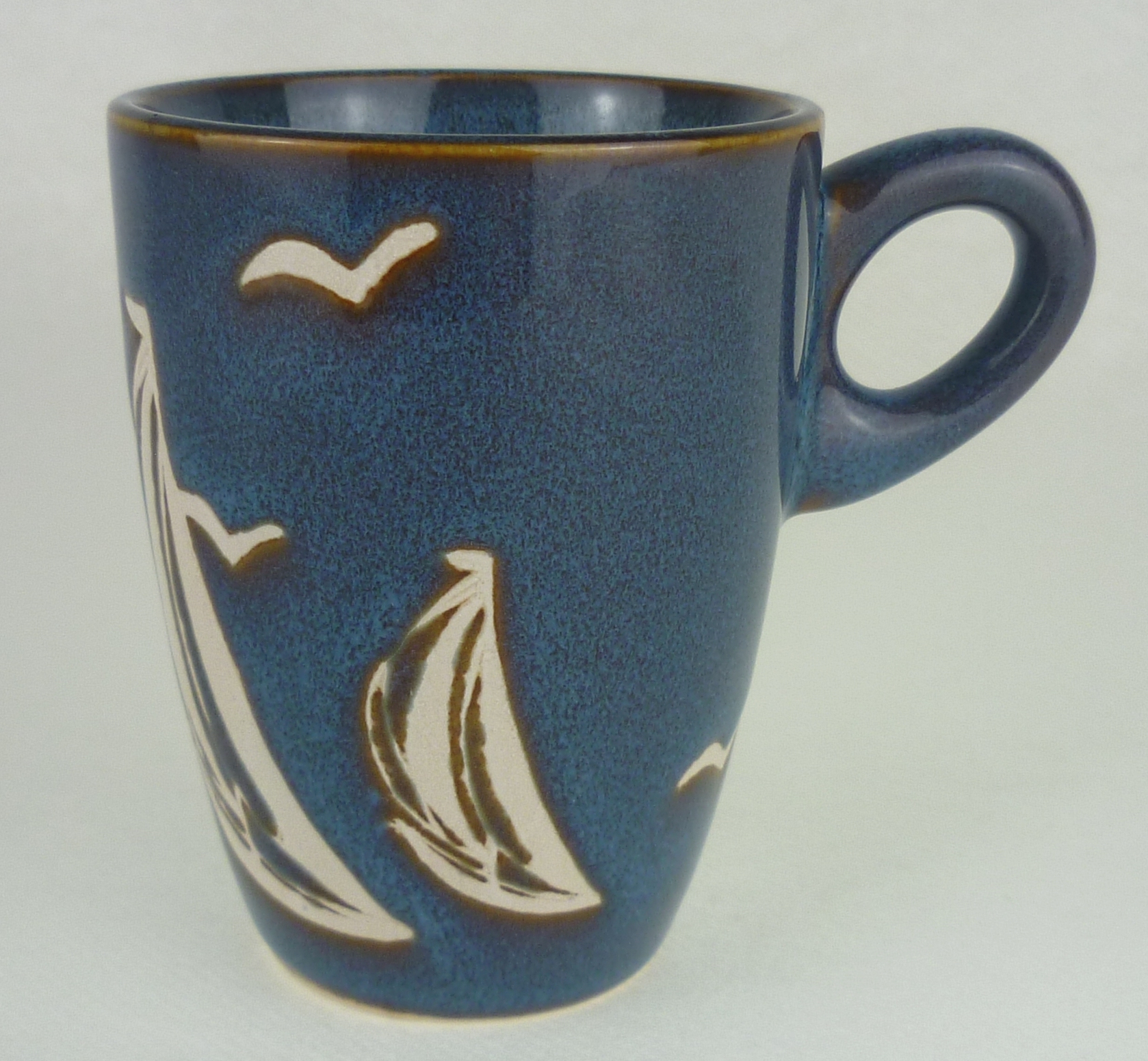 Tasse café voile bleue