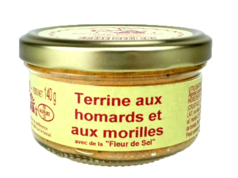 Terrine aux homards et aux morilles