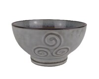 BOL 14CM TRISKELL GRIS/TURQUOISE