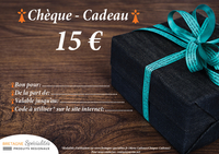 Chèque cadeaux 15€