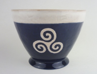 Coupe glace bleue triskell