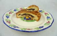 Gâteau breton framboise assiette