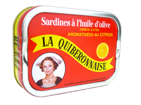 Sardines aromatisées au citron