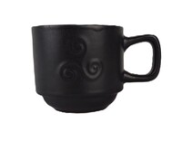 Tasse emp. Noir Triskell int orange -3