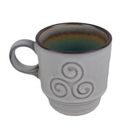 TASSE EMPILABLE  TRISKELL GRIS/TURQUOISE