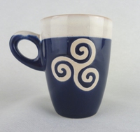 Tasse Café Bleue Triskell