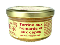 Terrine aux homards et aux cèpes