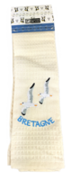 Torchon blanc cassé mouette